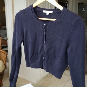 Brooks brothers short knit sweater button front